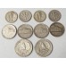UNITED STATES OF AMERICA 1944 ONWARDS . QUARTERS 1/4, NICKELS AND DIMES . MIX GRADE COINS